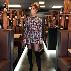 Zara set of top and skirt bloggers fav